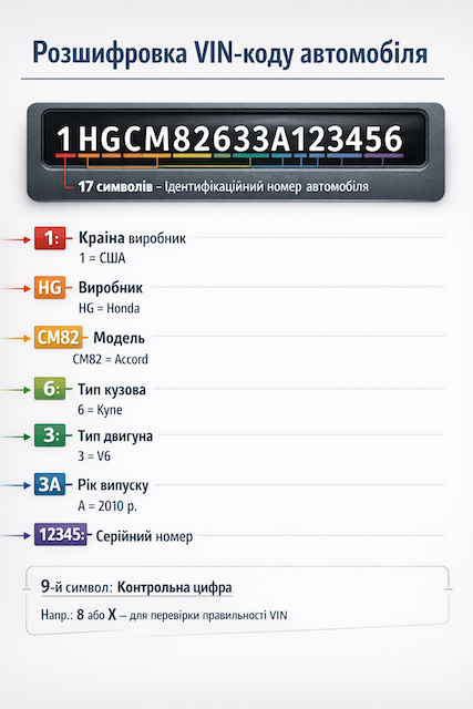 вин код авто