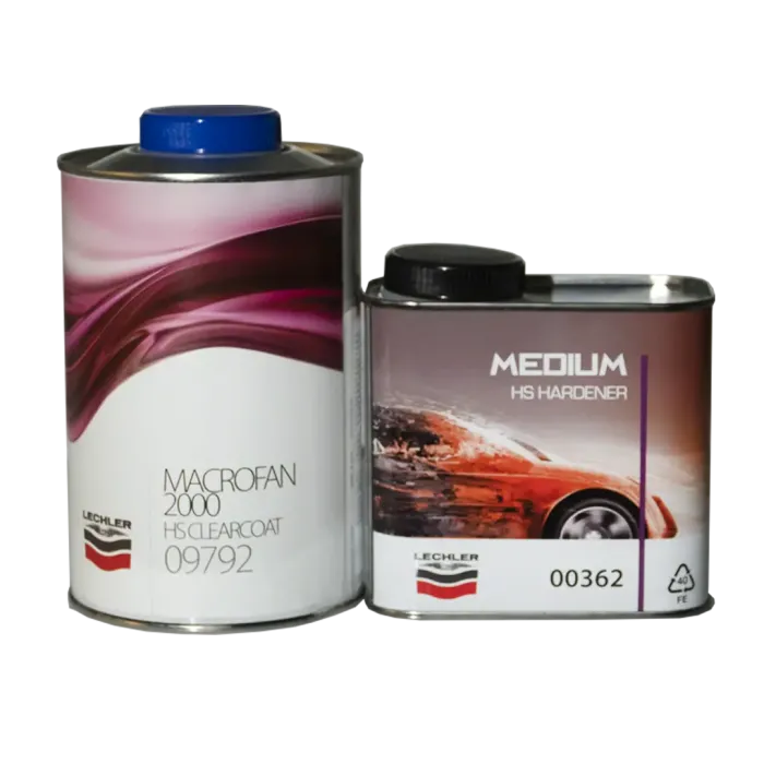 Лак LECHLER  MACROFAN 2000 HS CLEARCOAT. Комплект 1.5л