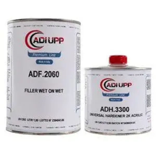 Грунта комплект:2K FILLER WET ON WET 1L GREY + Отвердитель CRISTAL HS HARDENER 2K ACRILIC 0.5L