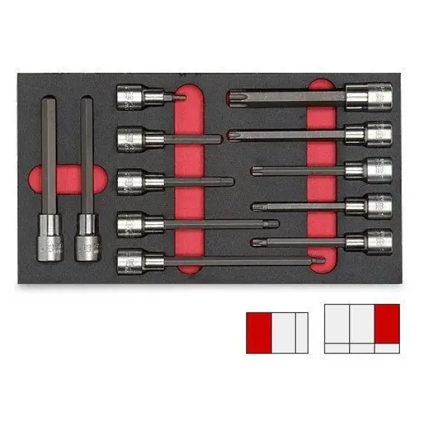 Набір головок WURTH 1/2" Torx і шестигранник