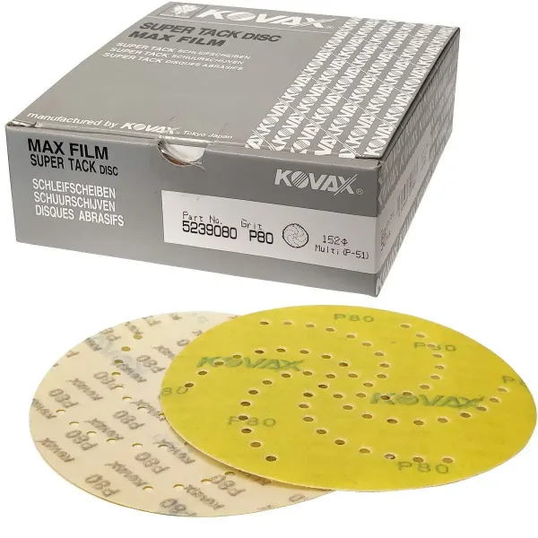 Абразивные круги KOVAX Maxfilm MULTIHOLE, 152мм P-320
