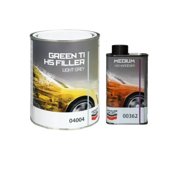 Грунт-наполнитель LECHLER 2K GREEN-TI FILLER LIGHT GREY, Комплект  (1л+0,2л) светло-серый