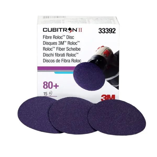 Фібровий диск 3М Cubitron II з кріпленням Roloc 50 мм, 60+