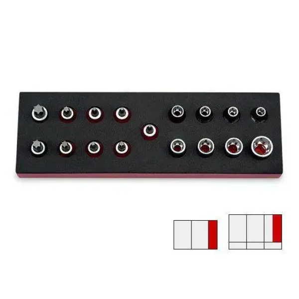 Набор головок WURTH Torx для наружного и внутреннего профиля