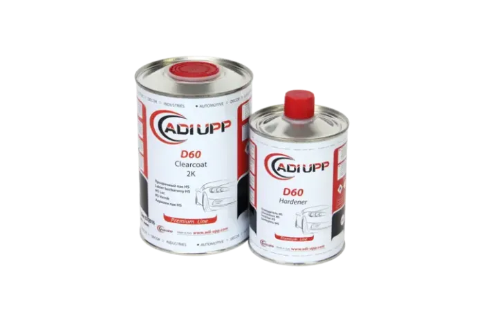 Лака комплект: D60 HS EASY 1л + Отверд. D60 EASY 0,5л, Adi Upp
