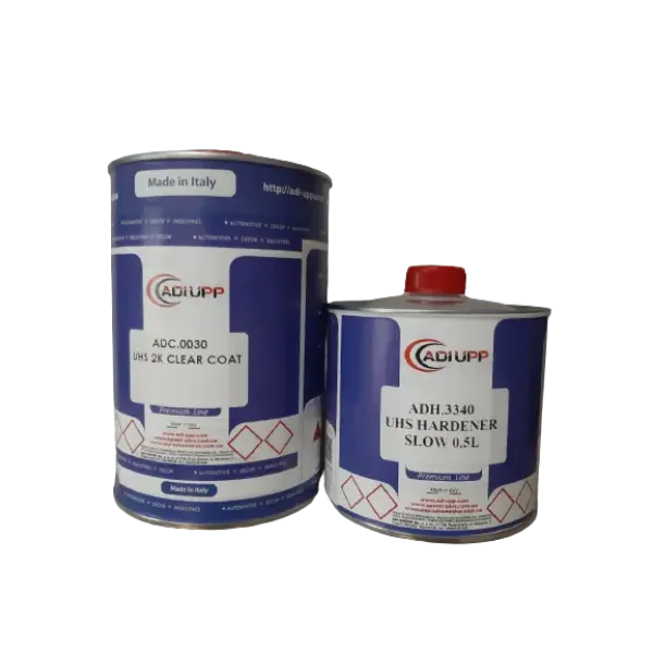 Лака комплект: UHS 2K CLEAR COAT 1L + Отверд. 020 UHS HARDENER STANDARD 0.5