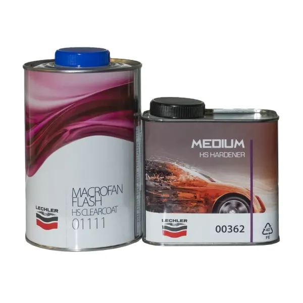 Лак MACROFAN FLASH HS CLEARCOAT. Комплект 1.5л. LECHLER