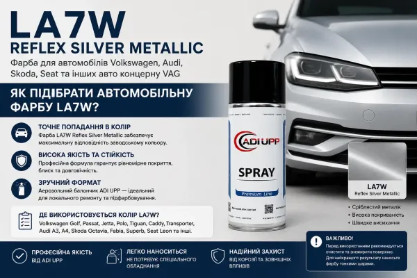 Фарба LA7W Reflex Silver
