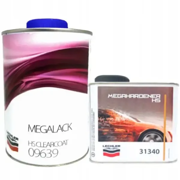 Лак LECHLER MEGALACK HS CLEARCOAT. Комплект 1.5л