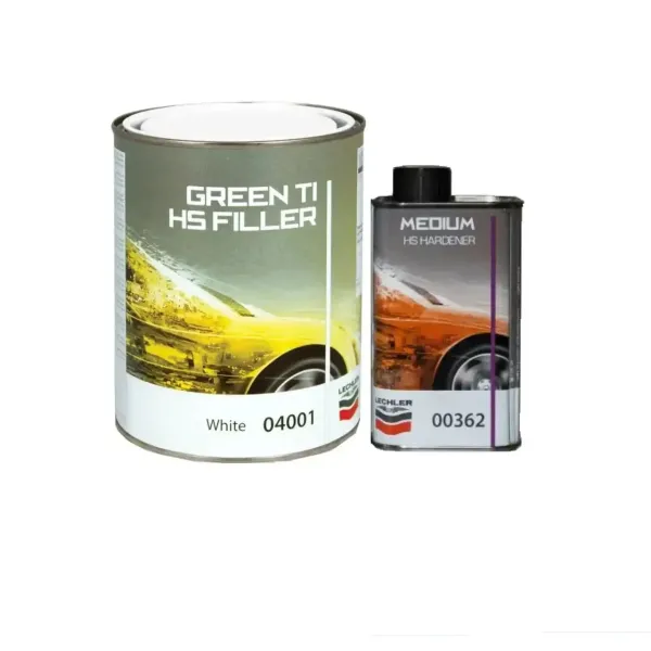 Грунт-наполнитель LECHLER 2K GREEN-TI FILLER WHITE, Комплект  (1л+0,2л) (білий) 1.2л