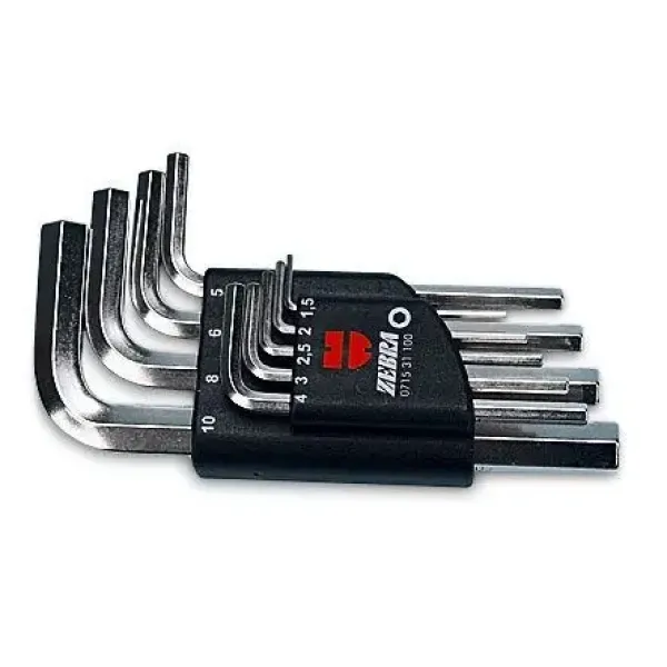 Набір 6-гранних ключів метричні WURTH 9 шт.
