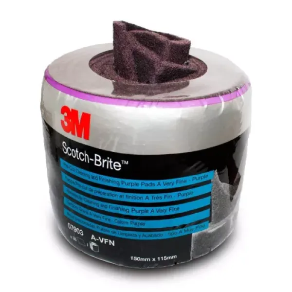 Шлифовальные листы в рулоне 3М Scotch-Brite Pre-Cut, пурпурные, 115 x 150 мм