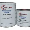 Грунта комплект: HS 5:1 2K ACRYLIC FILLER GREY 1L + Отвердитель UNIVERSAL HARDENER 2K ACRILIC 0.2L small
