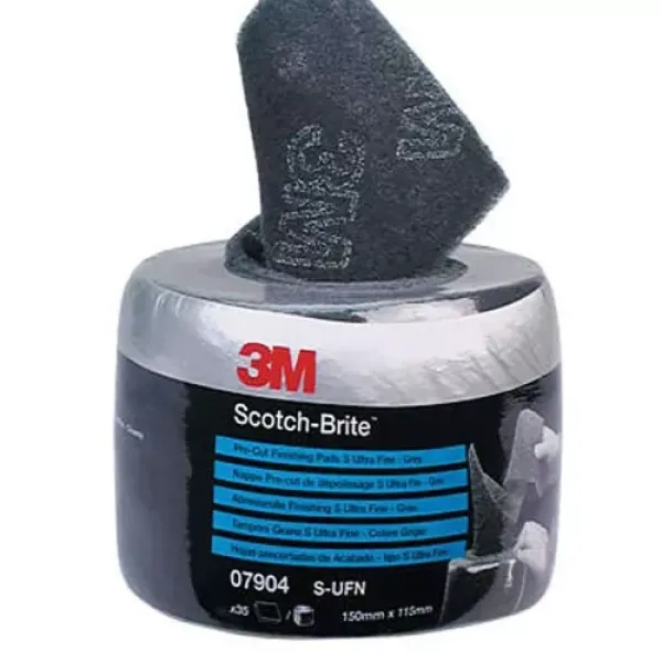 Шлифовальные листы в рулоне 3М Scotch-Brite Pre-Cut, серые, 115 x 150 мм